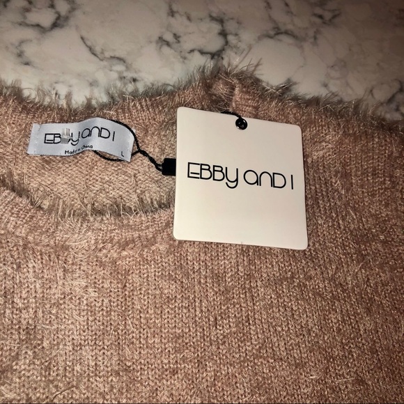 Ebby & I Australian Design Blush Fuzzy Sweater - Picture 6 of 9